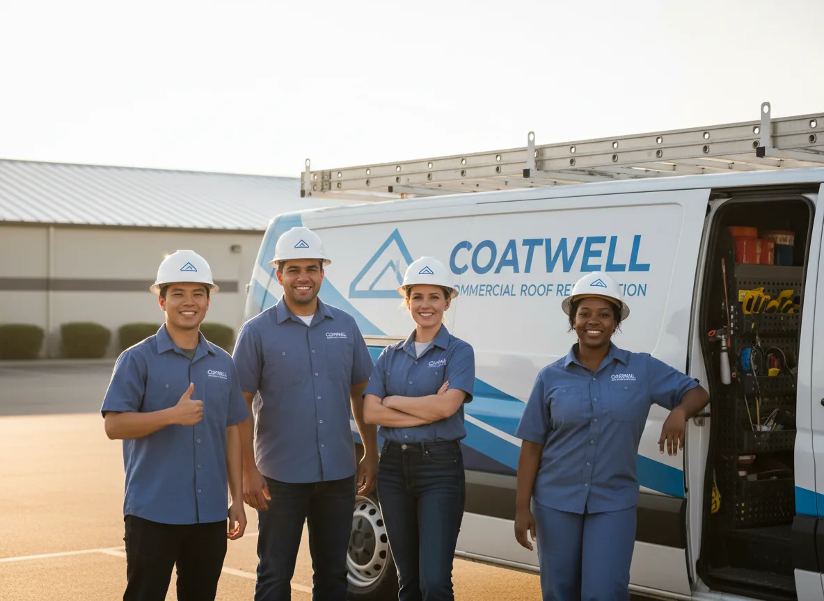 Commercial roof coating company in Emerson, GA
